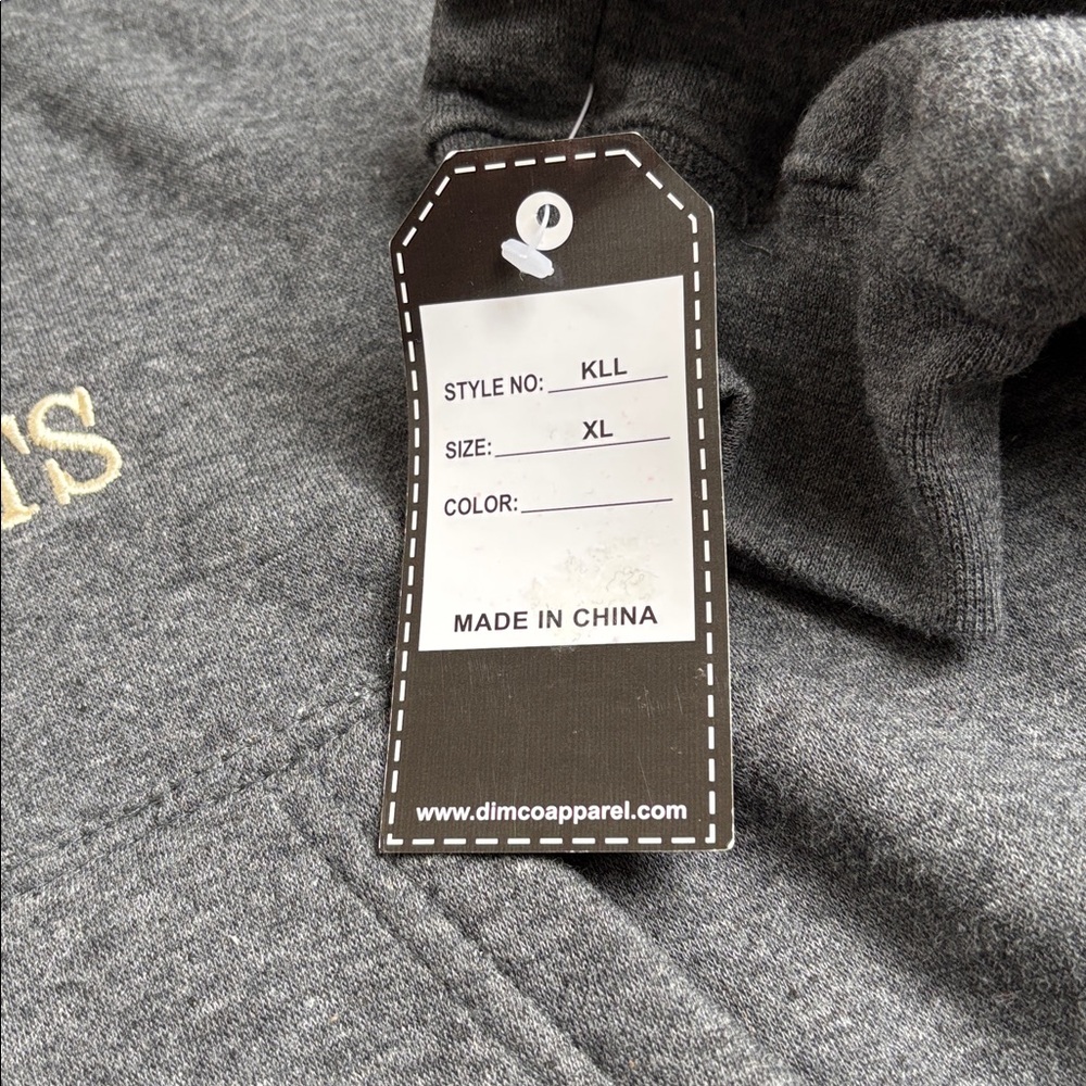 🍦HOST. PICK🍦Plymouth Harbor Massachusetts embroidered Grey Hoodie NWT pockets - Picture 7 of 16
